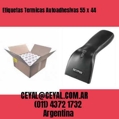 Etiquetas Termicas Autoadhesivas 55 x 44