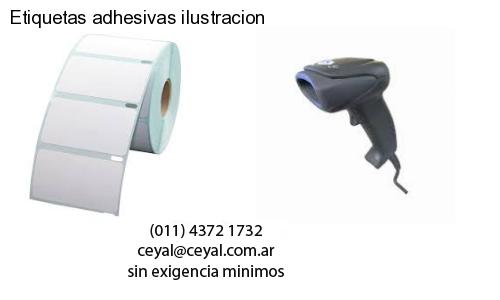 Etiquetas adhesivas ilustracion