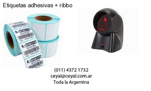 Etiquetas adhesivas   ribbo