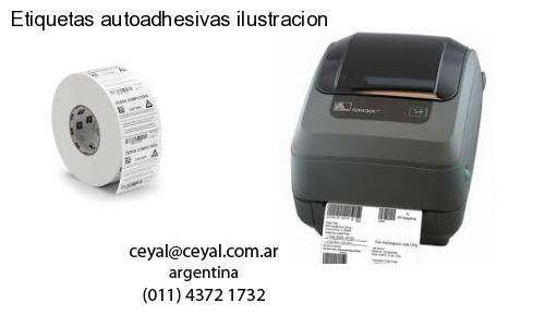 Etiquetas autoadhesivas ilustracion