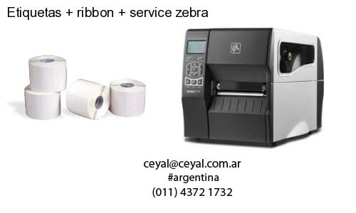 Etiquetas   ribbon   service zebra