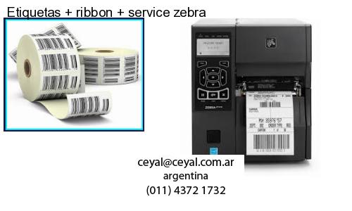 Etiquetas   ribbon   service zebra