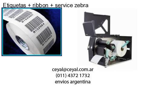 Etiquetas   ribbon   service zebra