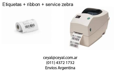 Etiquetas   ribbon   service zebra