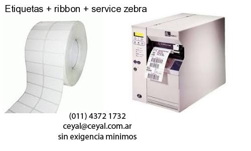 Etiquetas   ribbon   service zebra