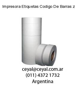 Impresora Etiquetas Codigo De Barras zebra etiquetadora codigos