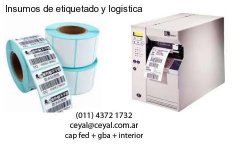 Insumos de etiquetado y logistica