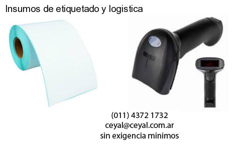 Insumos de etiquetado y logistica