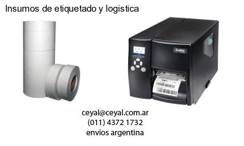 Insumos de etiquetado y logistica