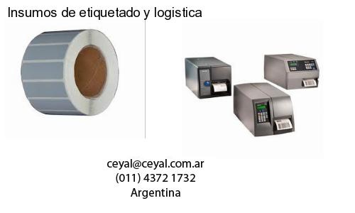 Insumos de etiquetado y logistica