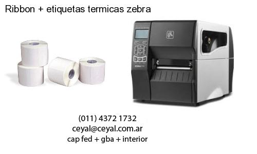 Ribbon   etiquetas termicas zebra