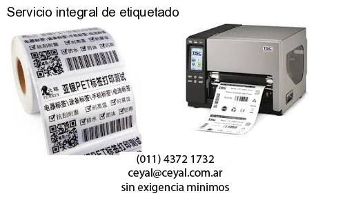 Servicio integral de etiquetado