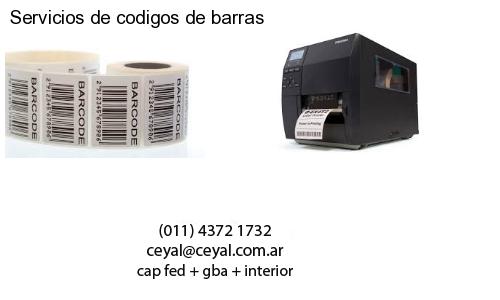 Servicios de codigos de barras