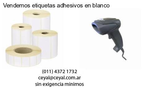 Vendemos etiquetas adhesivos en blanco