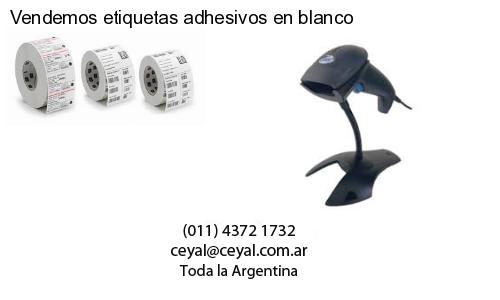 Vendemos etiquetas adhesivos en blanco