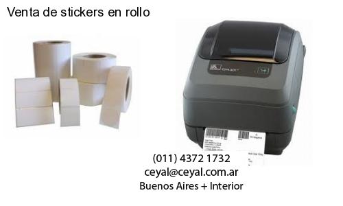 Venta de stickers en rollo