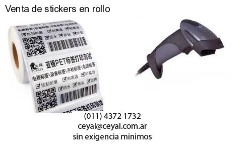 Venta de stickers en rollo