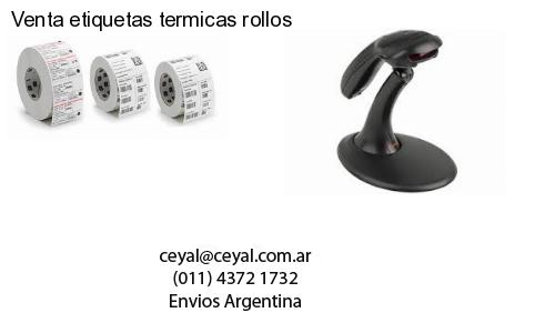 Venta etiquetas termicas rollos