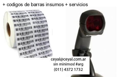   codigos de barras insumos   servicios