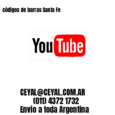 códigos de barras Santa Fe