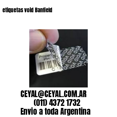 etiquetas void Banfield