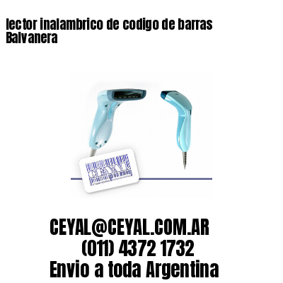 lector inalambrico de codigo de barras Balvanera