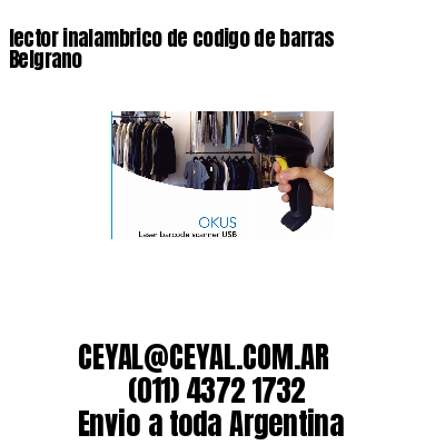 lector inalambrico de codigo de barras Belgrano