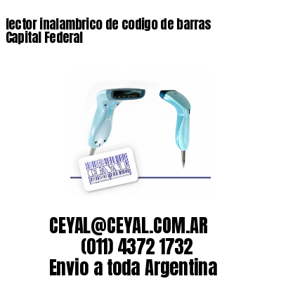 lector inalambrico de codigo de barras Capital Federal