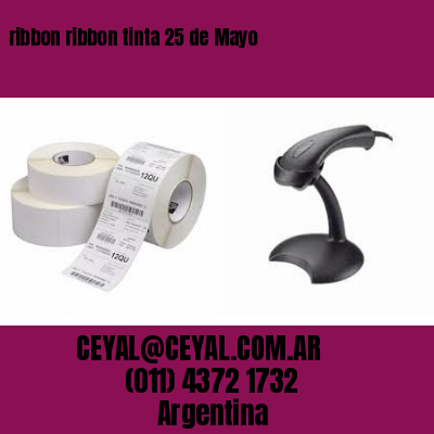 ribbon ribbon tinta 25 de Mayo