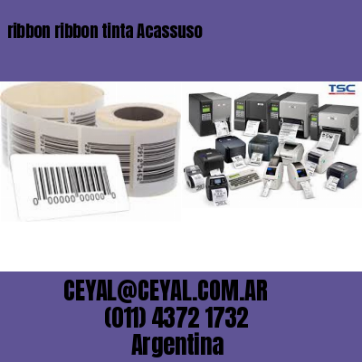 ribbon ribbon tinta Acassuso