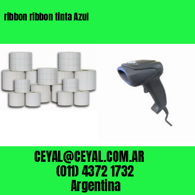 ribbon ribbon tinta Azul