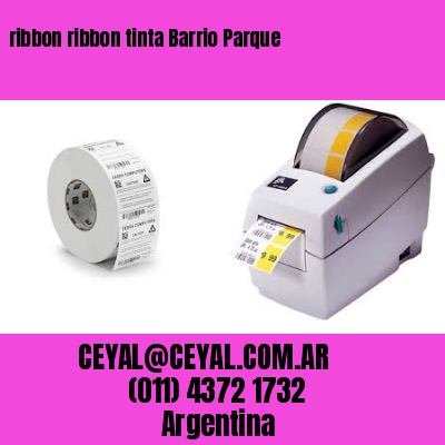 ribbon ribbon tinta Barrio Parque