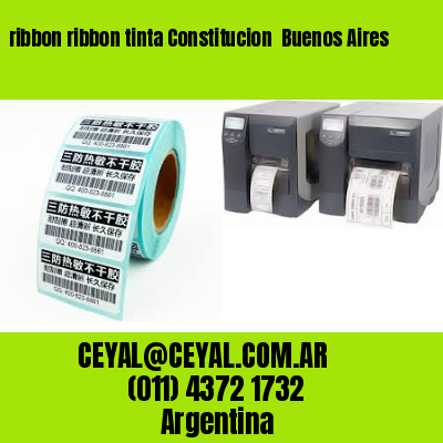 ribbon ribbon tinta Constitucion  Buenos Aires