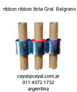 ribbon ribbon tinta Gral. Belgrano