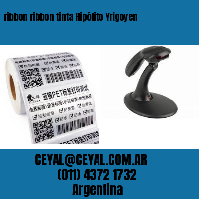 ribbon ribbon tinta Hipólito Yrigoyen