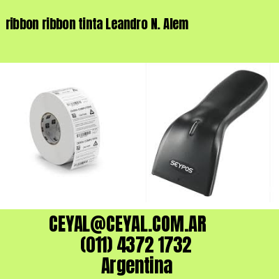 ribbon ribbon tinta Leandro N. Alem