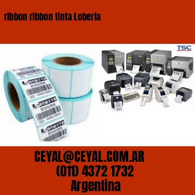 ribbon ribbon tinta Loberia