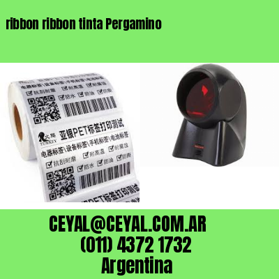 ribbon ribbon tinta Pergamino