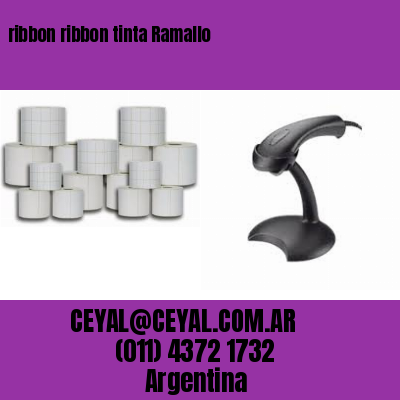 ribbon ribbon tinta Ramallo