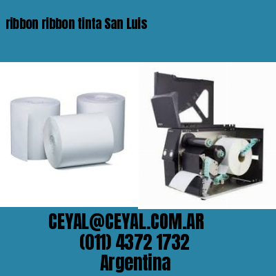 ribbon ribbon tinta San Luis