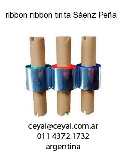 ribbon ribbon tinta Sáenz Peña