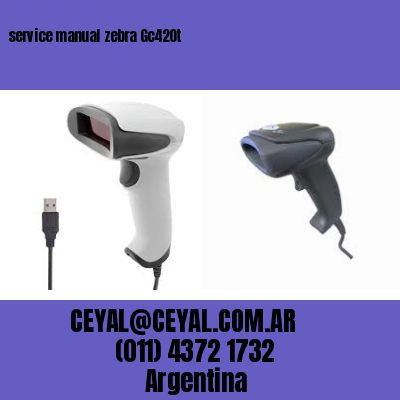 service manual zebra Gc420t