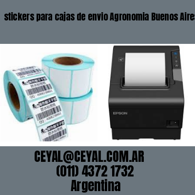 stickers para cajas de envio Agronomia Buenos Aires