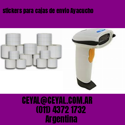 stickers para cajas de envio Ayacucho