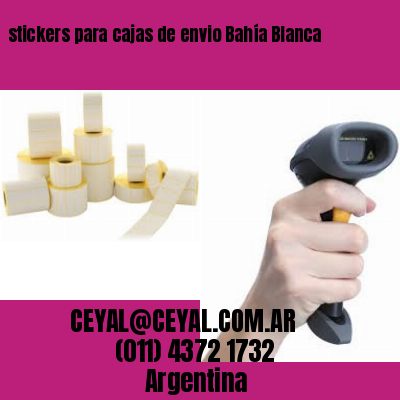 stickers para cajas de envio Bahía Blanca