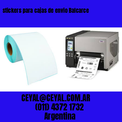 stickers para cajas de envio Balcarce