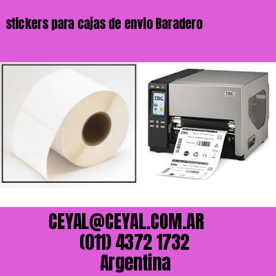 stickers para cajas de envio Baradero