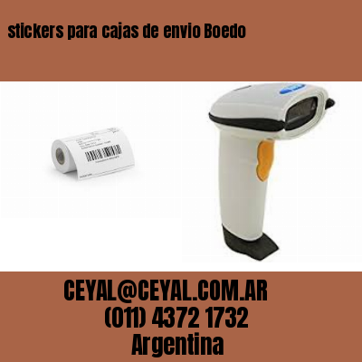 stickers para cajas de envio Boedo