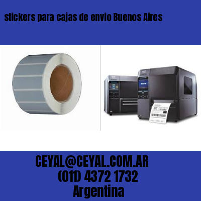 stickers para cajas de envio Buenos Aires