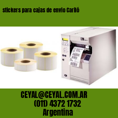 stickers para cajas de envio Cariló